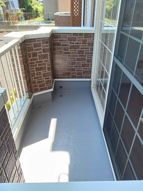 カフリーィエCのバルコニー