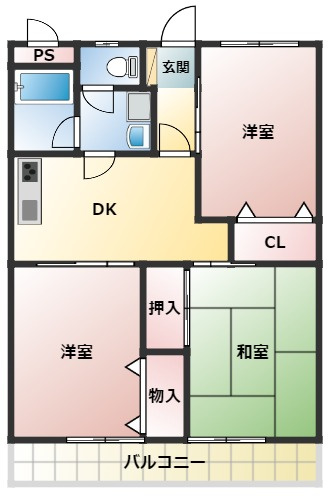 【間取り】 | 新中島エクセランス