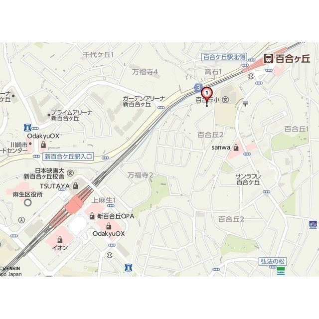 ARBOR　BLUE　QUADRの地図