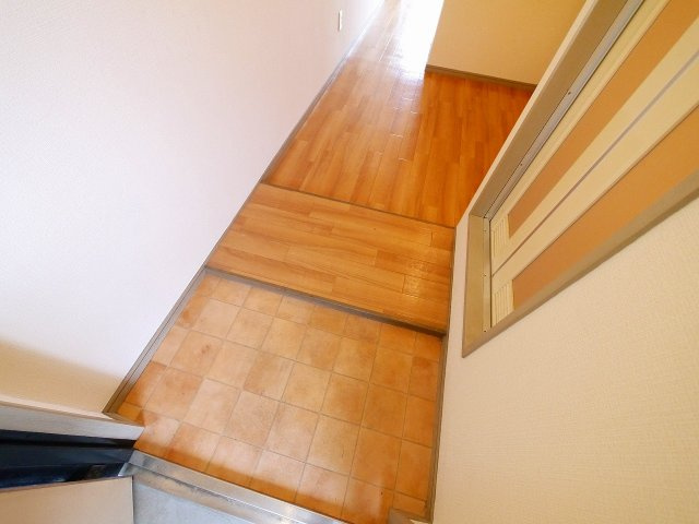 ブレスト北之庄Ⅴの玄関|明るい玄関です