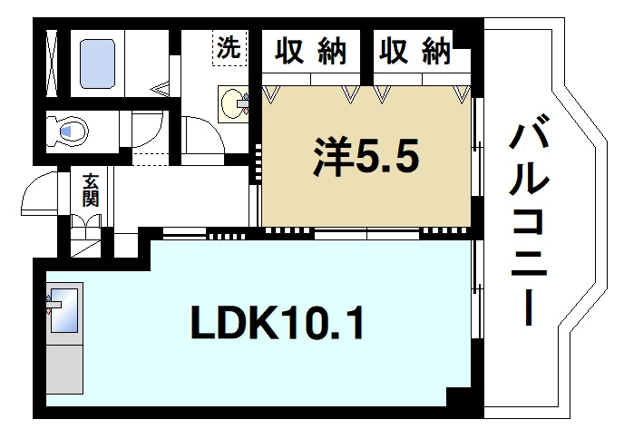 なら南新町マンションの間取り|間取りです