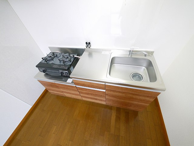 なら南新町マンションのキッチン|使いやすいキッチンです