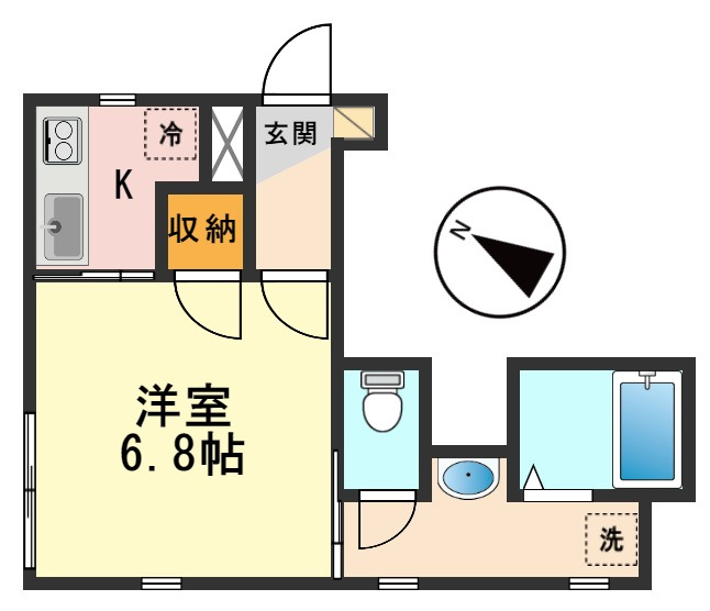 クラッシーコートの間取り