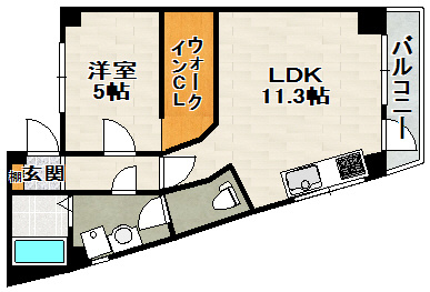 メゾン加茂の間取り