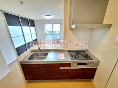 グランアルファKのキッチン|きれいなカウンターキッチンです