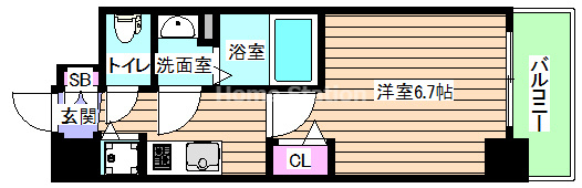 【間取り】 | プレサンス塚本グランゲート