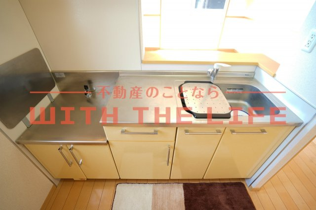 プレフェランス【キャッシュバック対象物件】のキッチン|コンパクトなキッチンで掃除もラクラク