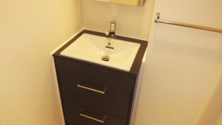 リブリ・千草の洗面所|オシャレな洗面台