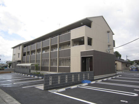 熊本市東区御領４丁目のアパートの外観