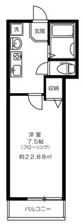 【間取り】 | ヴェルトゥール浅草橋