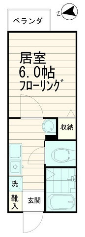 ソミュール百草Iの間取り|独立洗面台完備【ソミュール百Ⅰ】