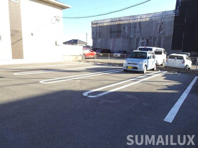 熊本市東区神園２丁目のアパートの駐車場