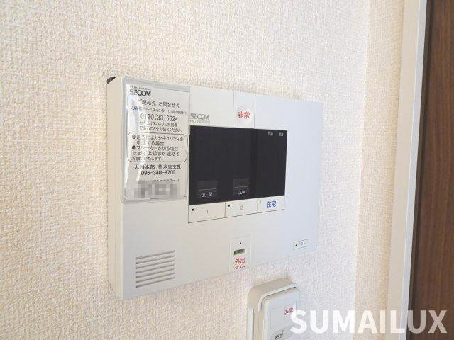 熊本市東区神園２丁目のアパートのセキュリティ