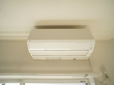 【設備】 | ベイリーフB | エアコン付きです。