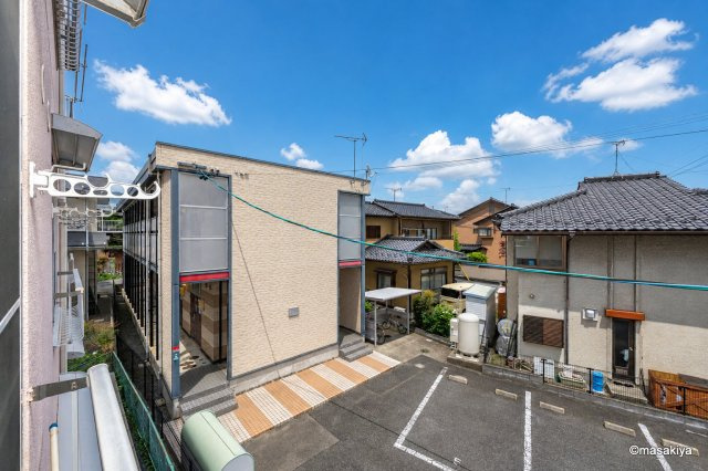本郷マンションのバルコニー