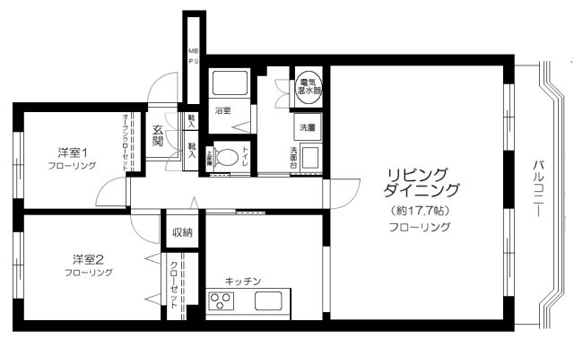 【間取り】 | ライオンズマンション行徳