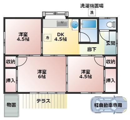 永井作古谷住宅の間取り