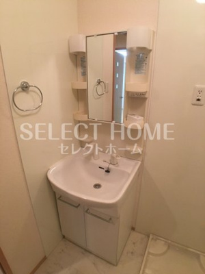 【独立洗面台】 | シティーコート色子Ｂ棟 | 独立洗面台、朝の身支度には欠かせません