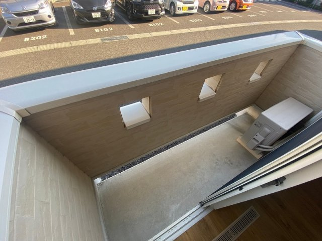 ドリームハウスKのバルコニー