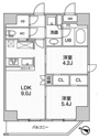 【間取り】 | 51.37㎡/2LDK【江戸川橋ステーションレジデンス】