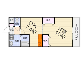 【間取り】 | AZUR羽衣