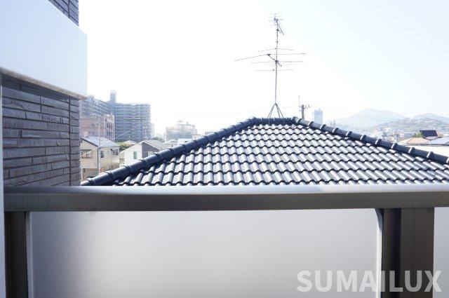 熊本市中央区春竹町大字春竹のアパートの展望