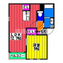 【間取り】 | Ｒｅｇａｌｅｓｔ平尾の間取り