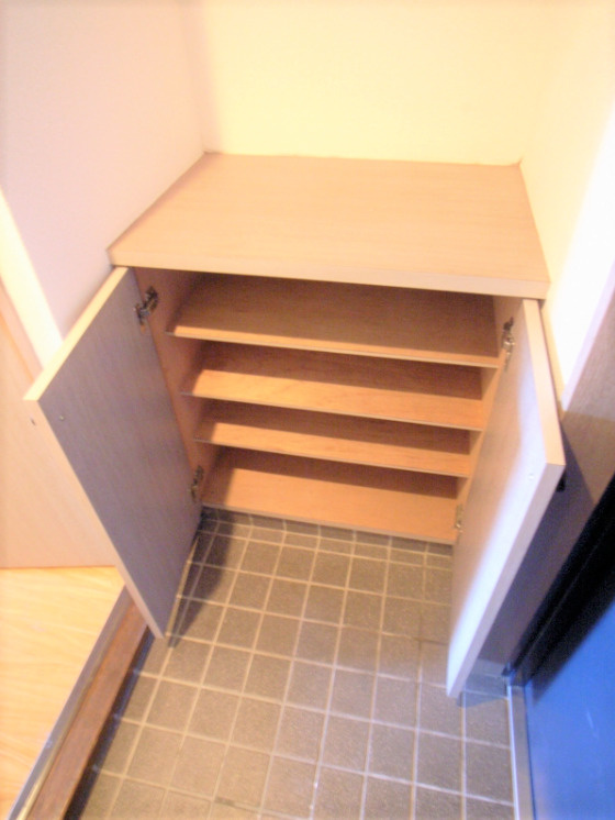 ダイナコート久留米本町の玄関|明るい玄関です