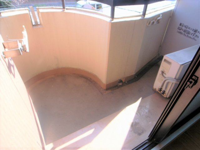ダイナコート久留米本町のバルコニー|陽当たり良好なバルコニーです