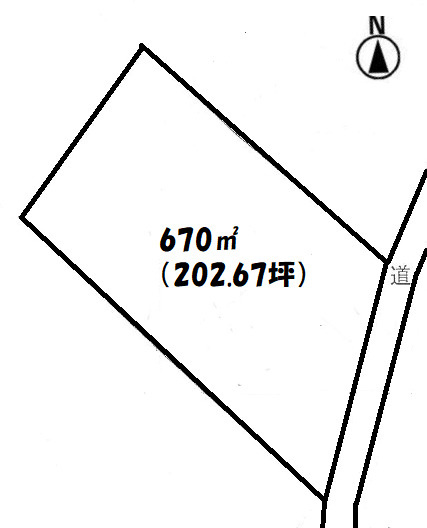 埼玉県坂戸市堀込売地♪建築条件付♪の土地図