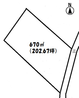 【土地図】 | 埼玉県坂戸市堀込売地♪建築条件付♪