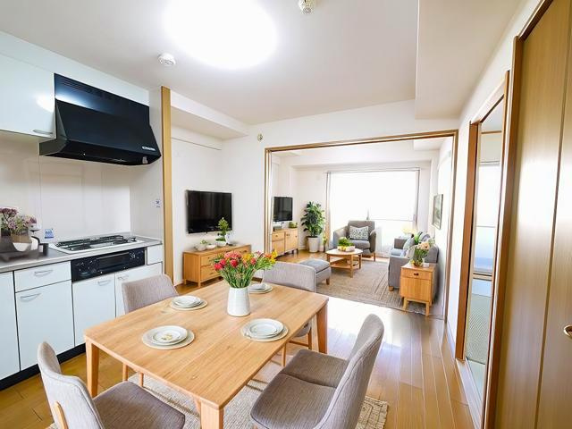 ミラージュ・ヒルの居間・リビング|CGで家具等を配置したもので家具等は含まれません