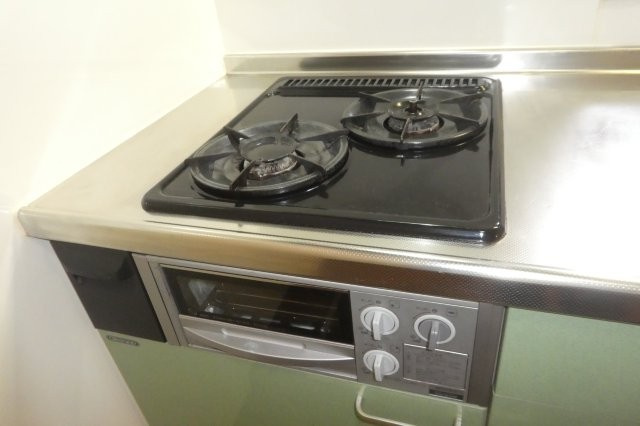 ファミーユ昭和のキッチン|2口ガスコンロ