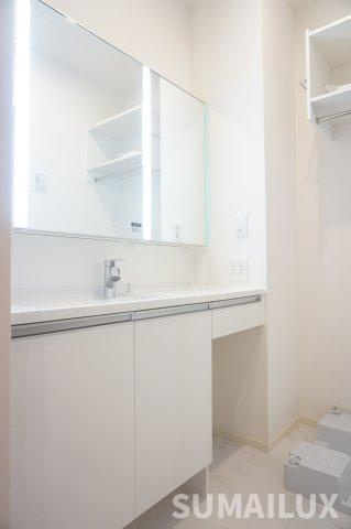 熊本市東区新南部２丁目のアパートの洗面所