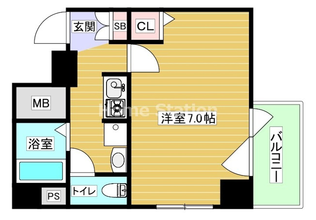 【間取り】 | エスリード梅田西第２