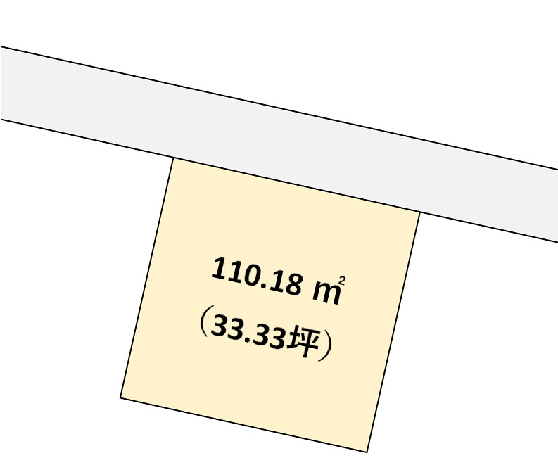 和歌山市楠見中・土地・123298の区画図