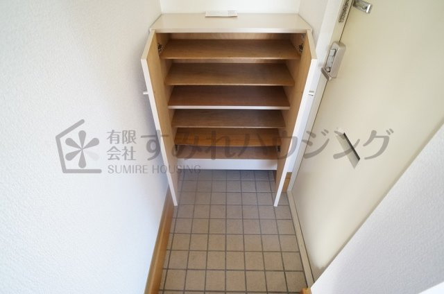 サンハイツの玄関