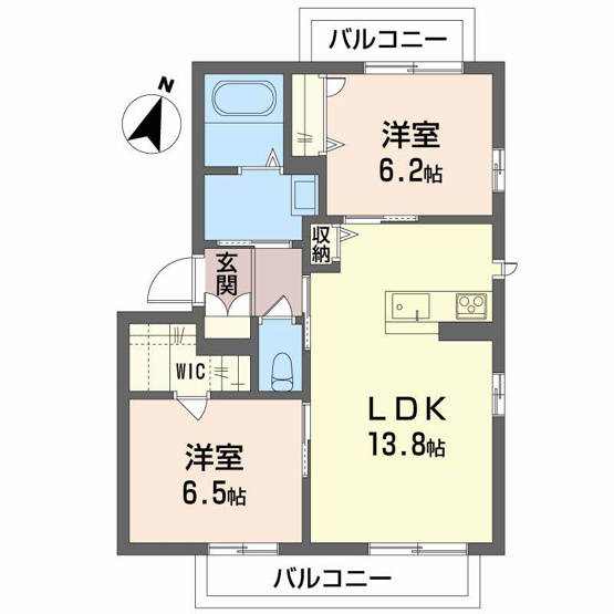 【間取り】 | ベレオ小堀
