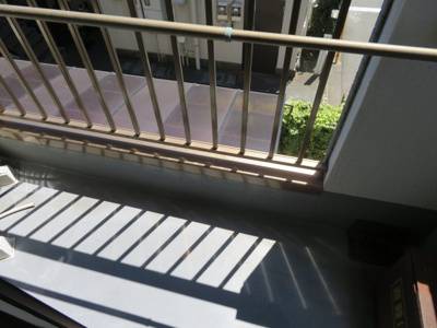 【バルコニー】 | マンションソーキⅡ | ※内装写真は201号室のものです