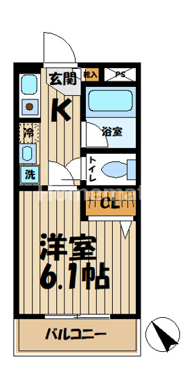 【間取り】 | ル・シエル砂押橋