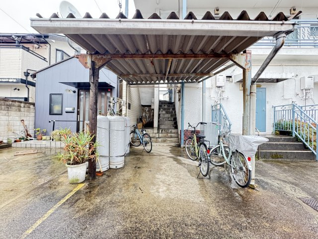 天王マンションのエントランス