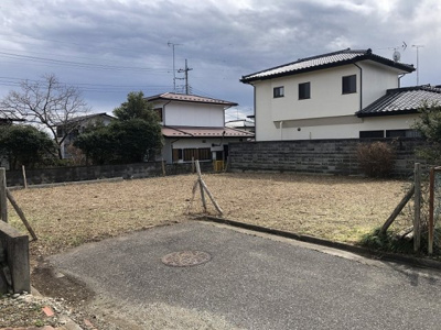 【前面道路含む現地写真】 | 那須塩原市西新町　390万円　土地