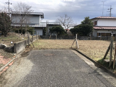 【前面道路含む現地写真】 | 那須塩原市西新町　390万円　土地