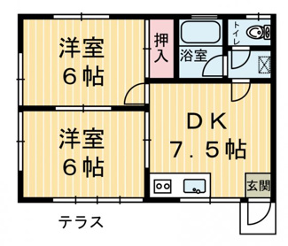【間取り】 | コーポアオキ