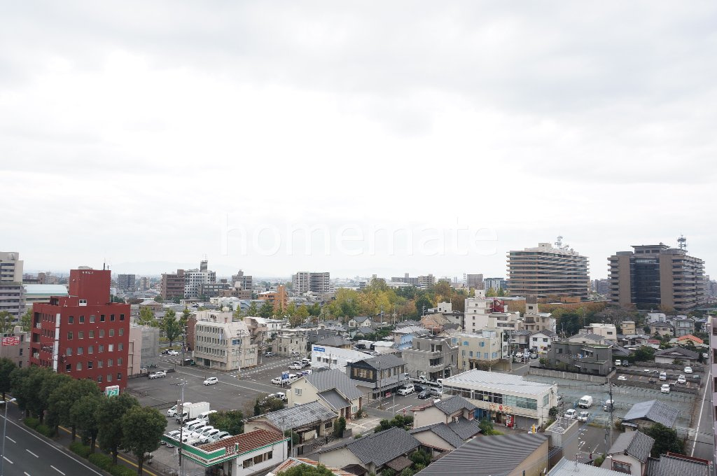 熊本市中央区上京塚町の賃貸マンションの展望