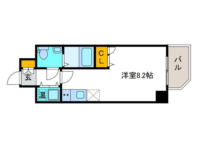 ベルエ難波西の間取り