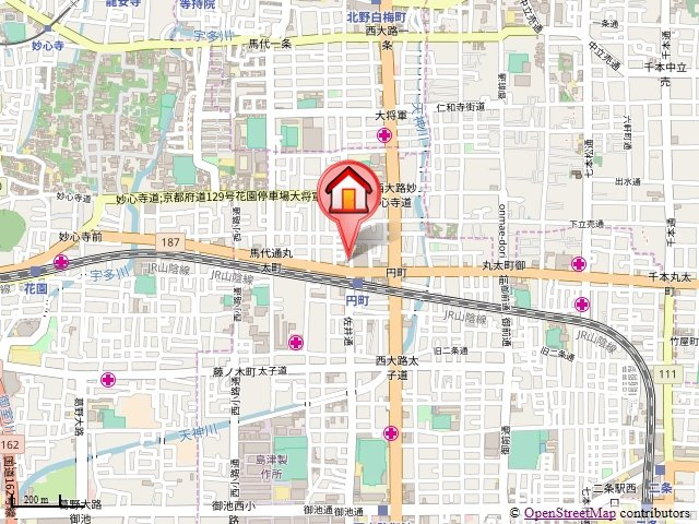 ヴィラ円町の地図