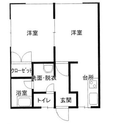 【間取り】 | コーポ秋桜