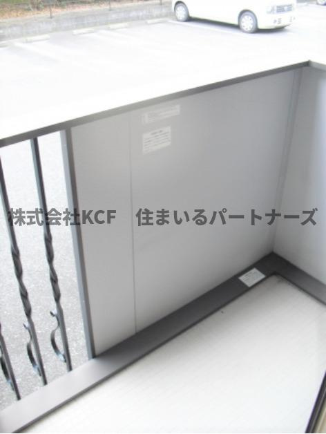グロワール東合川のバルコニー|お洗濯にも便利なバルコニー付き