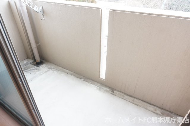 熊本市中央区水前寺公園の賃貸マンションのバルコニー